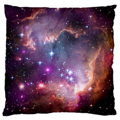 Small Magellanic Cloud Large Flano Cushion Case (two Sides) by SpaceShop