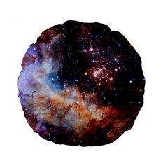 Celestial Fireworks Standard 15  Premium Round Cushions by SpaceShop