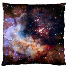 Celestial Fireworks Standard Flano Cushion Case (two Sides) by SpaceShop