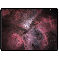 Carina Peach 4553 Fleece Blanket (large)  by SpaceShop