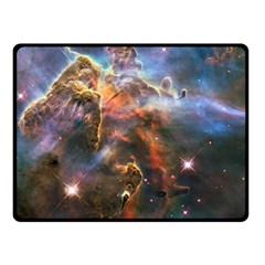 Pillar And Jets Double Sided Fleece Blanket (small)  by SpaceShop