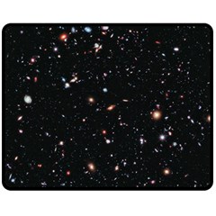Extreme Deep Field Double Sided Fleece Blanket (medium)  by SpaceShop