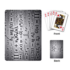 Science Formulas Playing Card by Simbadda