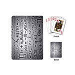 Science Formulas Playing Cards (Mini)  Back