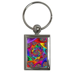 Color Spiral Key Chains (rectangle)  by Simbadda