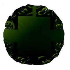 Celtic Corners Large 18  Premium Round Cushions by Simbadda