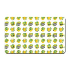 St Patrick s Day Background Symbols Magnet (rectangular) by Simbadda