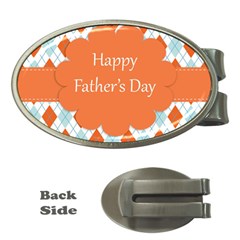 Happy Father Day  Money Clips (oval)  by Simbadda