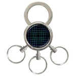 Abstract Adobe Photoshop Background Beautiful 3-Ring Key Chains Front