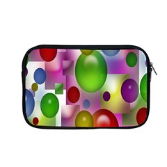 Colorful Bubbles Squares Background Apple Macbook Pro 13  Zipper Case by Simbadda
