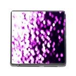 Bokeh Background In Purple Color Memory Card Reader (Square) Front