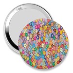 Sakura Cherry Blossom Floral 3  Handbag Mirrors Front