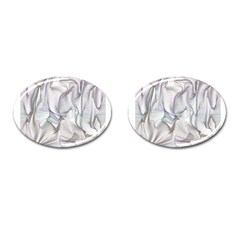 Abstract Background Chromatic Cufflinks (oval) by Amaryn4rt