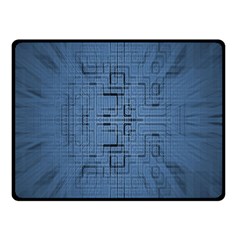 Zoom Digital Background Fleece Blanket (small) by Simbadda