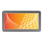 Abstract Orange Background Memory Card Reader (Mini) Front