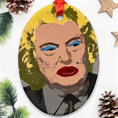 Happy Birthday Mr  President  Ornament (oval) by Valentinaart