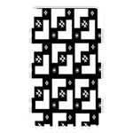 Abstract Pattern Background  Wallpaper In Black And White Shapes, Lines And Swirls Memory Card Reader Front