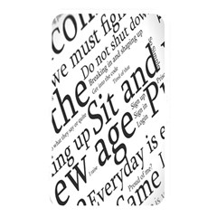 Abstract Minimalistic Text Typography Grayscale Focused Into Newspaper Memory Card Reader by Simbadda