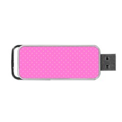 Polka Dots Portable Usb Flash (one Side) by Valentinaart