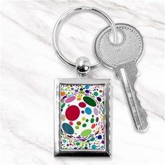 Color Ball Key Chains (rectangle)  by Mariart