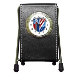 Shanghai Greenland Shenhua F C  Pen Holder Desk Clocks by Valentinaart