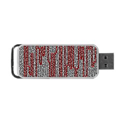 Abstract Geometry Machinery Wire Portable Usb Flash (one Side) by Simbadda
