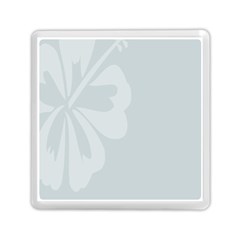 Hibiscus Sakura Glacier Gray Memory Card Reader (square)  by Mariart