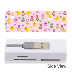 Easter - Chick And Tulips Memory Card Reader (stick)  by Valentinaart