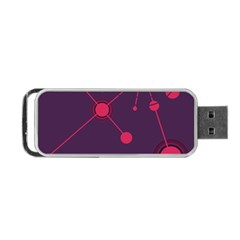 Abstract Lines Radiate Planets Web Portable Usb Flash (one Side) by Nexatart