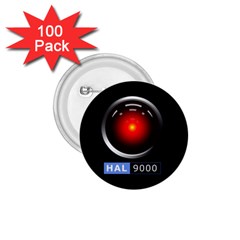 Hal 9000 1 75  Buttons (100 Pack)  by linceazul