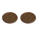 Pattern Cufflinks (Oval) Front(Pair)