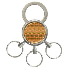 Delicious Burger Pattern 3-ring Key Chains by berwies