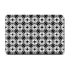 Geometric Modern Baroque Pattern Small Doormat  by dflcprints