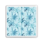 Watercolor Palms Pattern  Memory Card Reader (Square)  Front