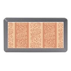 Flower Floral Leaf Frame Star Brown Memory Card Reader (mini) by Mariart
