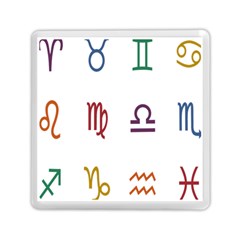 Twelve Signs Zodiac Color Star Memory Card Reader (square)  by Mariart