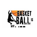 Basketball is my life Satin Wrap Front