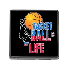 Basketball Is My Life Memory Card Reader (square) by Valentinaart