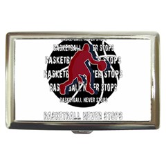 Basketball Never Stops Cigarette Money Cases by Valentinaart