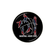 Basketball Never Stops Hat Clip Ball Marker (10 Pack) by Valentinaart
