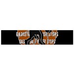 Basketball never stops Flano Scarf (Small) Front
