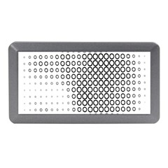 Polka Circle Round Black White Hole Memory Card Reader (mini) by Mariart