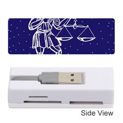 Libra Zodiac Star Memory Card Reader (stick)  by Mariart