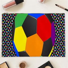 Team Soccer Coming Out Tease Ball Color Rainbow Sport Cosmetic Bag (xxl)  by Mariart