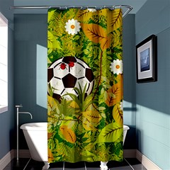 Ball On Forest Floor Shower Curtain 36  X 72  (stall)  by linceazul