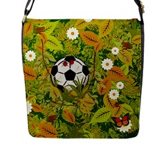 Ball On Forest Floor Flap Messenger Bag (l)  by linceazul