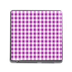 Plaid Pattern Memory Card Reader (square) by ValentinaDesign