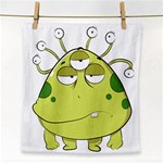 The Most Ugly Alien Ever Face Towel Front