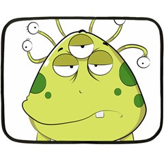 The Most Ugly Alien Ever Fleece Blanket (mini) by Catifornia