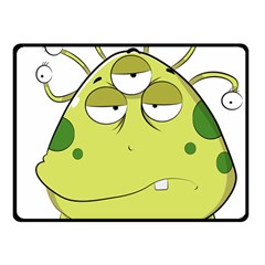 The Most Ugly Alien Ever Fleece Blanket (small) by Catifornia